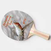 レッドヘッズのおもしろいレッドヘッドアヌールリザードおもしろい 卓球ラケット (横)