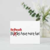 レッドヘッズのおもしろい ポストカード (スタンド正面)