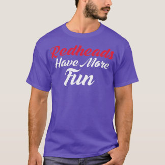 レッドヘッズモアおもしろいアイリッシュゲール染め髪 Tシャツ