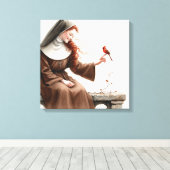 レッドヘッズ キャンバスプリント (インサイチュ (ウッドフロア))