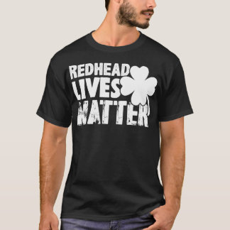レッドヘッドおもしろいフェスティバルSt patricks day Tシャツ