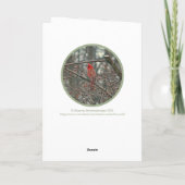 「レッドヘッドはユニーク特別な」誕生日カード カード (裏面)