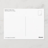 レッドヘッドインイエロードレス ポストカード (裏面)