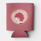 レッドヘッドガールイン鏡 缶クーラー (正面)