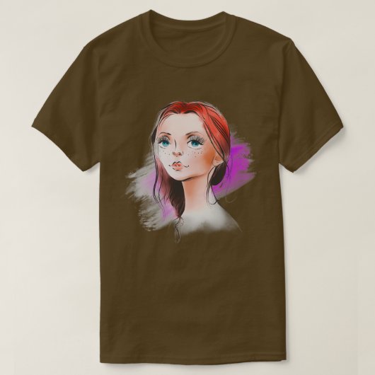 レッドヘッドガール19 Tシャツ (デザイン正面)