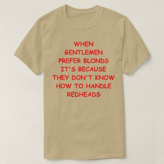 レッドヘッドジョーク2 Tシャツ (デザイン正面)