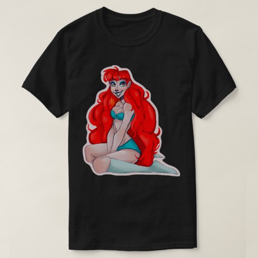 レッドヘッドピンナップ Tシャツ (デザイン正面)