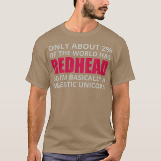 レッドヘッドヘア引用文おもしろいユーモアことわざ12 Tシャツ