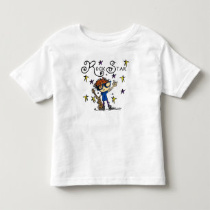 レッドヘッドボーイロックスター トドラーTシャツ