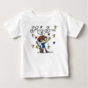 レッドヘッドボーイロックスター ベビーTシャツ