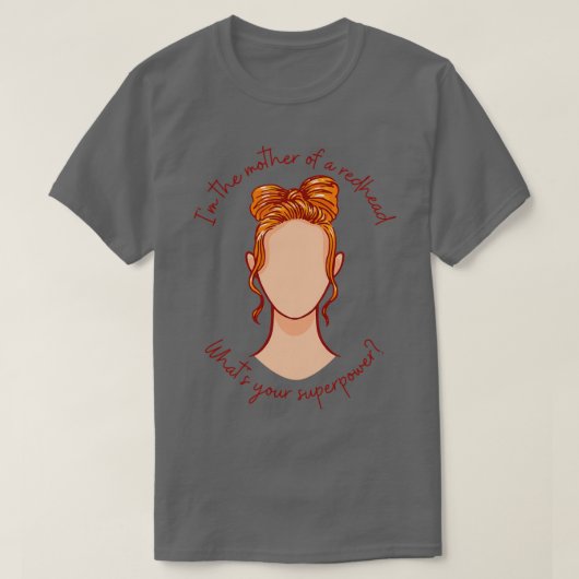 レッドヘッドママスタイルI Tシャツ (デザイン正面)