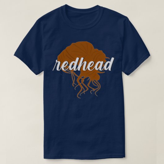 レッドヘッドメッシーバン Tシャツ (デザイン正面)