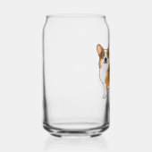 レッドヘッドライペンブロークウェルシュコーギー名前をカスタムする ガラス缶 (右)