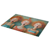 レッドヘッド反応チョッピングボード カッティングボード (角)