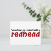 レッドヘッド最高の友人 ポストカード (スタンド正面)