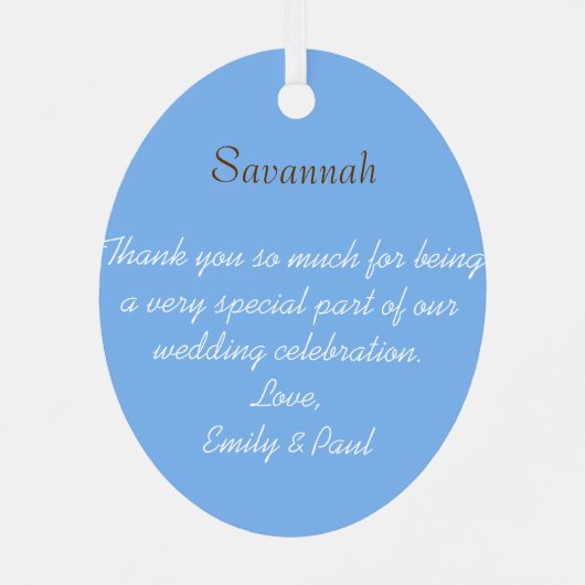 レッドヘッド結婚のガウンの花嫁のメイドが色を選ぶ メタルオーナメント (裏面)