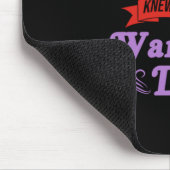 レッドヘッド警告のラベルジンジャーレッドヘアギフト マウスパッド (コーナー)