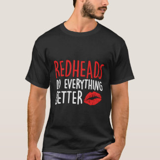 レッドヘッド – ジンジャープライドレッドヘアリードヘッド Tシャツ