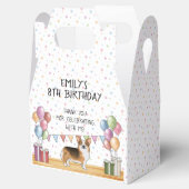 レッドヘディングトライペンブロークコーギ誕生日ありがとう フェイバーボックス (オープン)