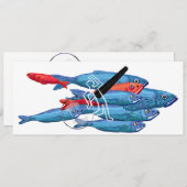 レッドヘリングの犯罪謎パーティー 招待状 (正面/裏面)