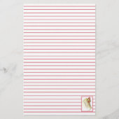 レッドヘンチキンファーム動物が並ぶ 便箋 (正面)