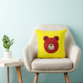 レッドベア クッション (椅子)