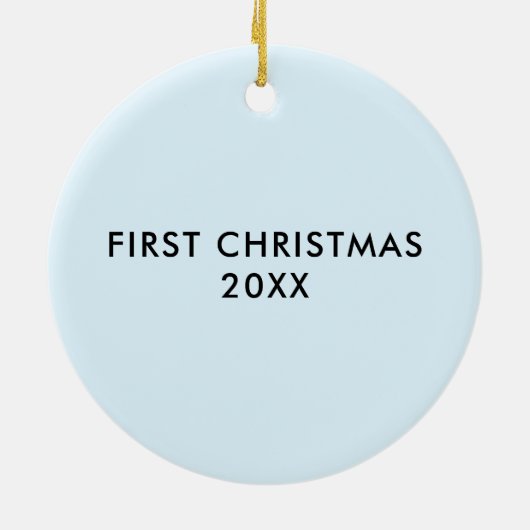 レッドベビースニーカーオーナメントクリスマスプレゼントラベル セラミックオーナメント (裏面)