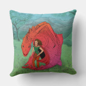 レッドベビードラゴン クッション (裏面)