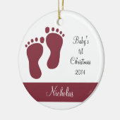 レッドベビー1位 セラミックオーナメント (左)