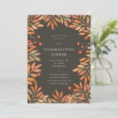 レッドベリーと離れズブラウンサンクスギビング 招待状 (スタンド正面)