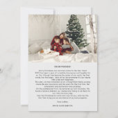 レッドベリーのクリスマスリース年次報告書 シーズンカード (裏面)