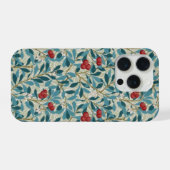 レッドベリーの樹 ウィリアム・モリス iPhoneケース (裏面横)