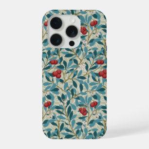 レッドベリーの樹 ウィリアム・モリス iPhone 15 PROケース