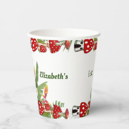 レッドベリーガーデントースツールキッズ1st誕生日パーティー 紙コップ