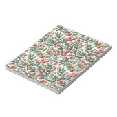 レッドベリークリスマス ノートパッド (回転)