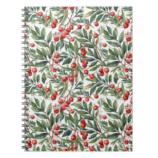 レッドベリークリスマス ノートブック