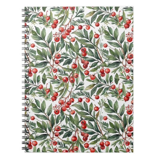 レッドベリークリスマス ノートブック (正面)
