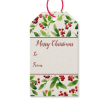 レッドベリーグリーン離れクリスマスホリデーデザイン