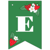 レッドベリースウィートベビーストロベリーベビーシャワー バンティングフラッグ (第2の旗)