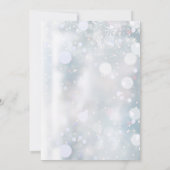 レッドベリースノー会社のロゴクリスマスパーティー 招待状 (裏面)