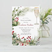 レッドベリーズパインリースブランチアンドバブリー 招待状 (スタンド正面)