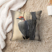 レッドベリーズ・ウッドペッカー クッション (ブランケット)