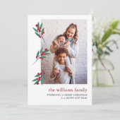 レッドベリートゥグッズ写真メリークリスマスホリデーカード シーズンカード (スタンド正面)