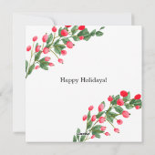 レッドベリーハッピーホリデーカスタムズ写真 シーズンカード (裏面)