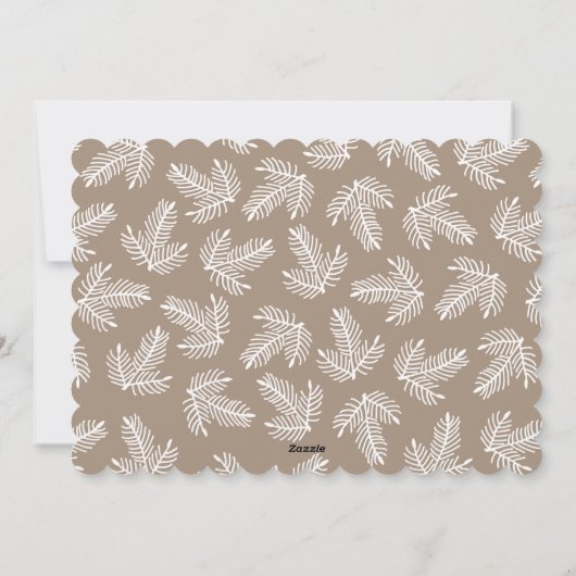 レッドベリーフェスティバルのクリスマスホリデーフォトカード シーズンカード (裏面)