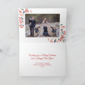 レッドベリーフェスティバルのクリスマスホリデー写真 シーズンカード (内部)