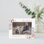 レッドベリーフェスティバルのクリスマスホリデー写真 シーズンポストカード (スタンド正面)