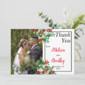 レッドベリーフローラ結婚ホリデーズサンキュー サンキューカード (スタンド正面)