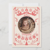 レッドベリーベビー初めてのクリスマス シーズンカード (正面)