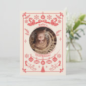 レッドベリーベビー初めてのクリスマス シーズンカード (スタンド正面)